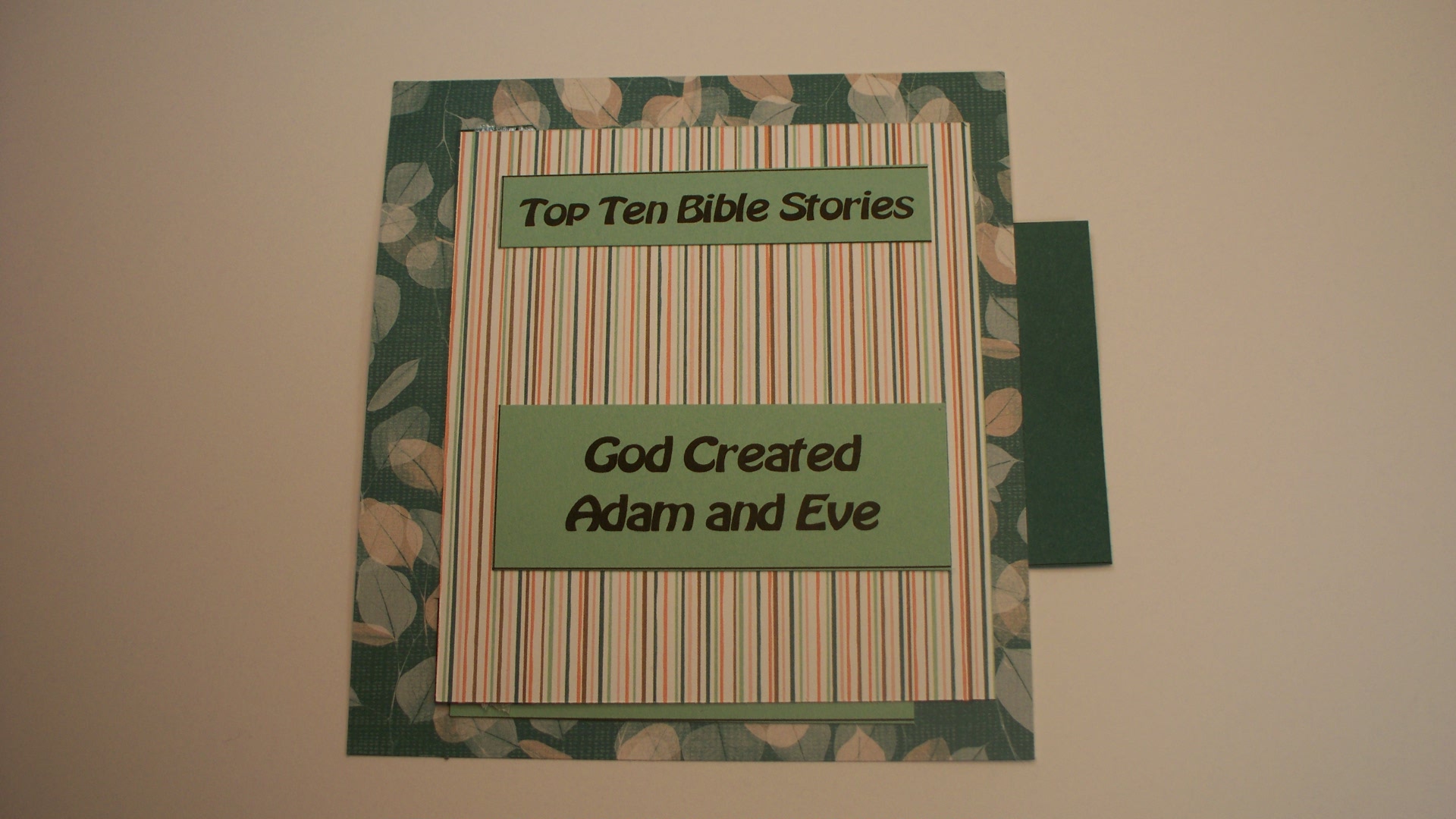 God Creates Adam and Eve