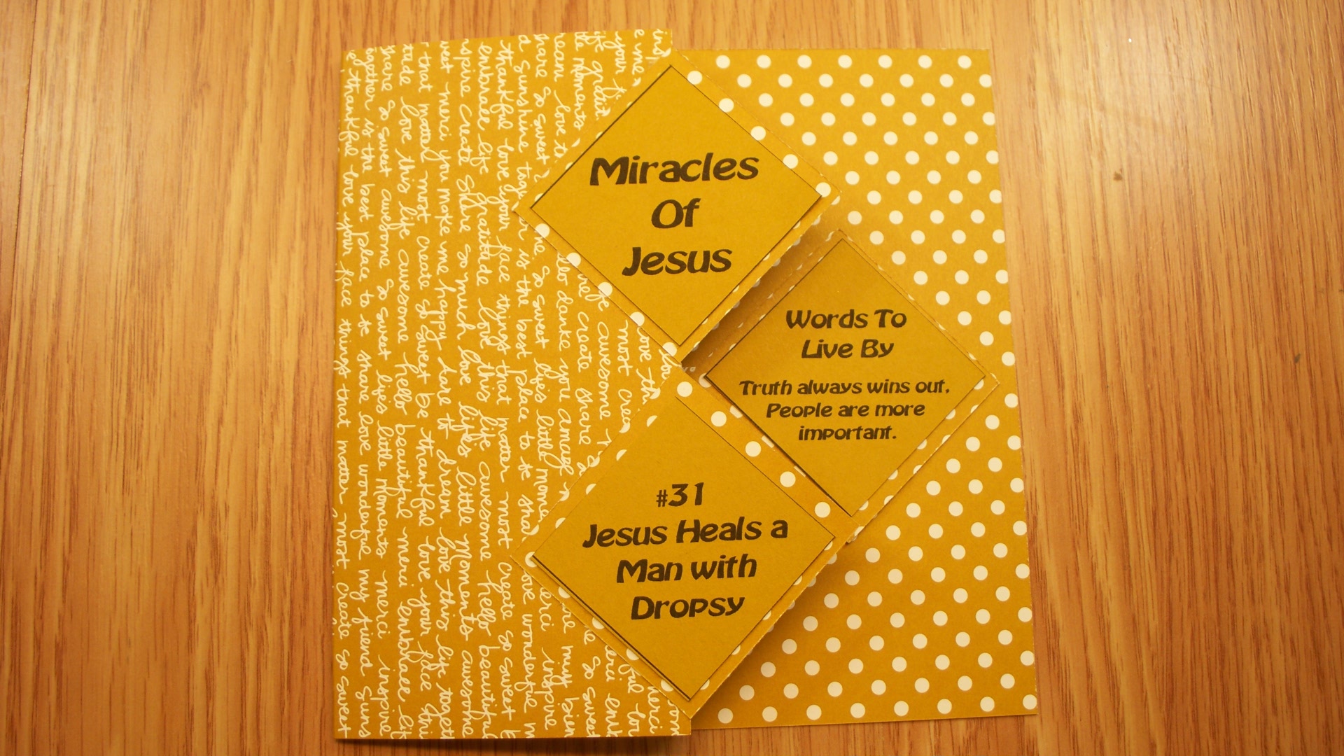 Jesus Heals A Man With Dropsy