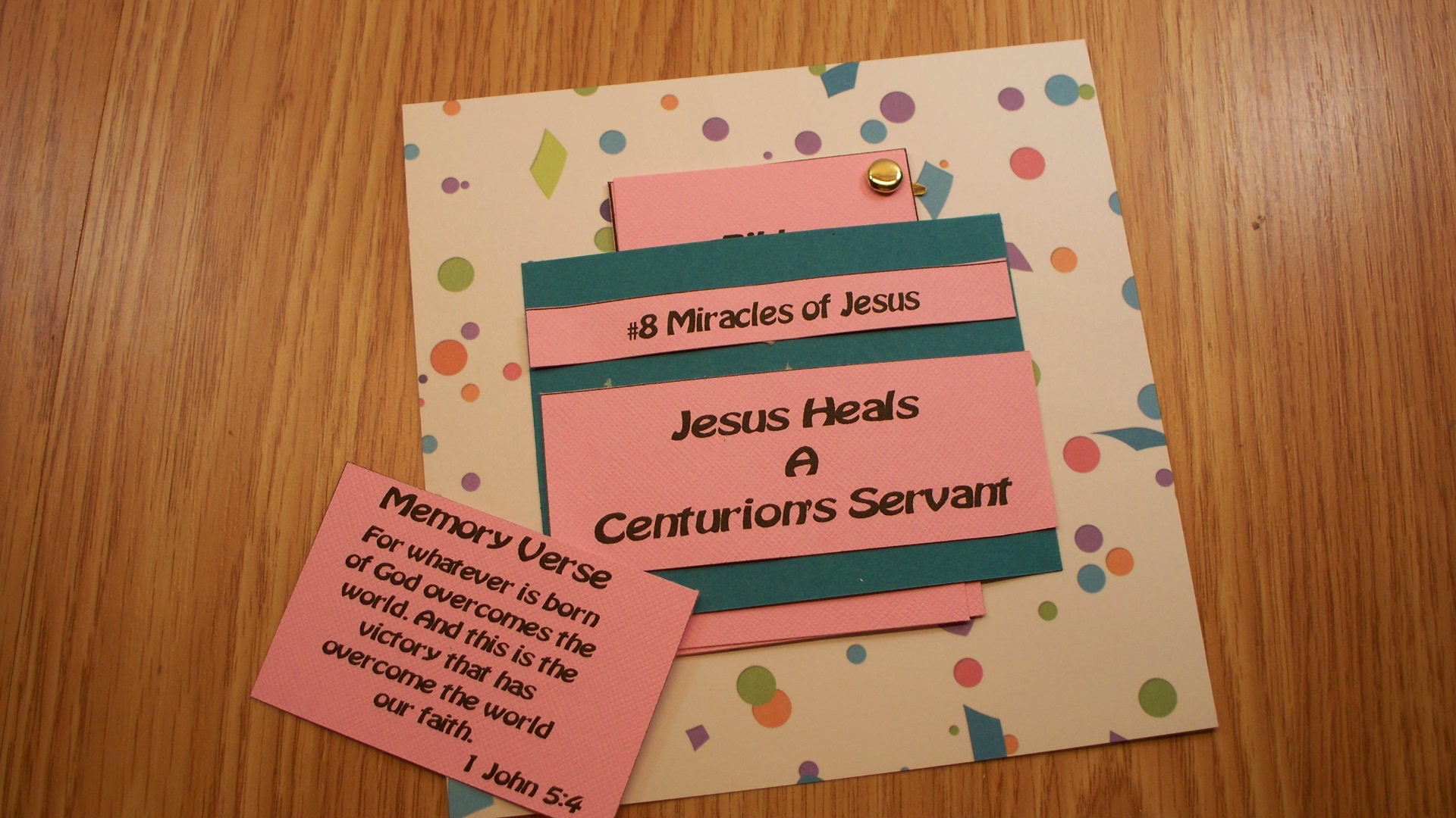 Jesus Heals a Centurion's Servant Papercraft