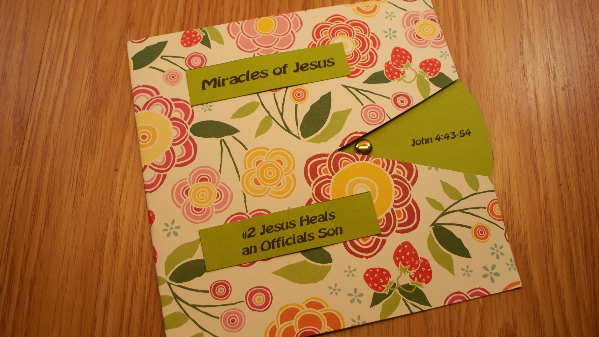 Jesus Heals an Official's Son papercraft