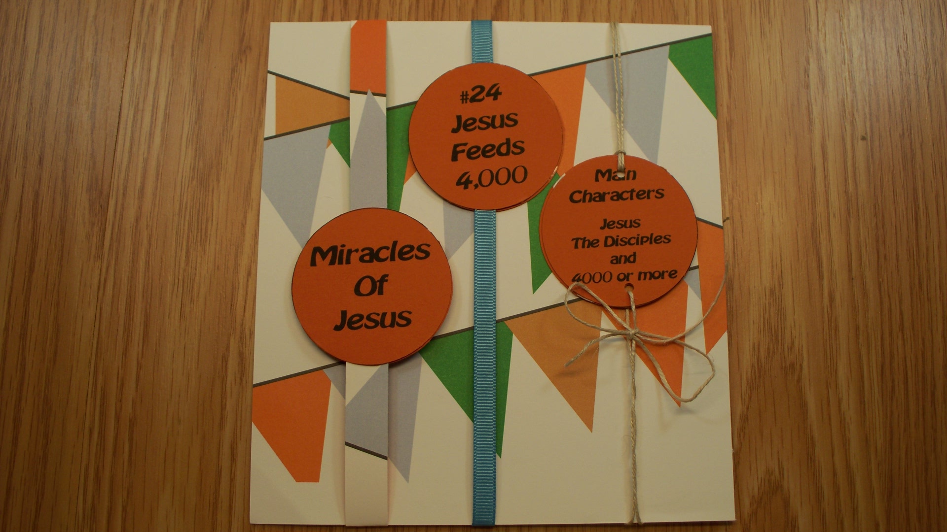 Jesus Feeds the 4000 Papercraft