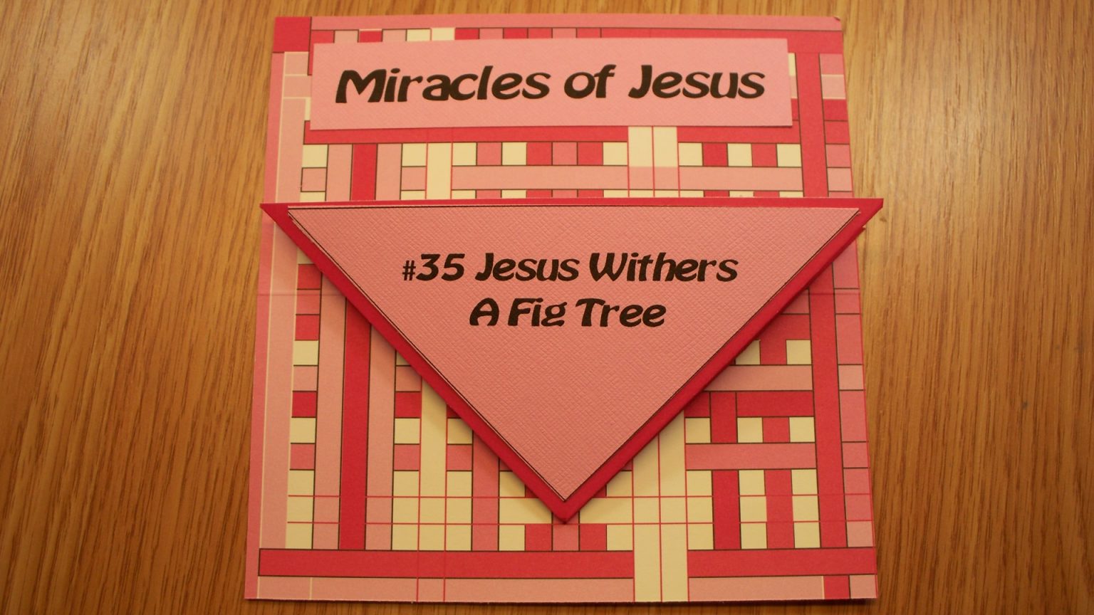 Jesus Withers a Fig Tree - Bible Crafts For Kids